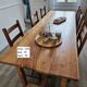 table de ferme pin massif + 6 chaises paillées