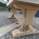 Solid walnut monastery table