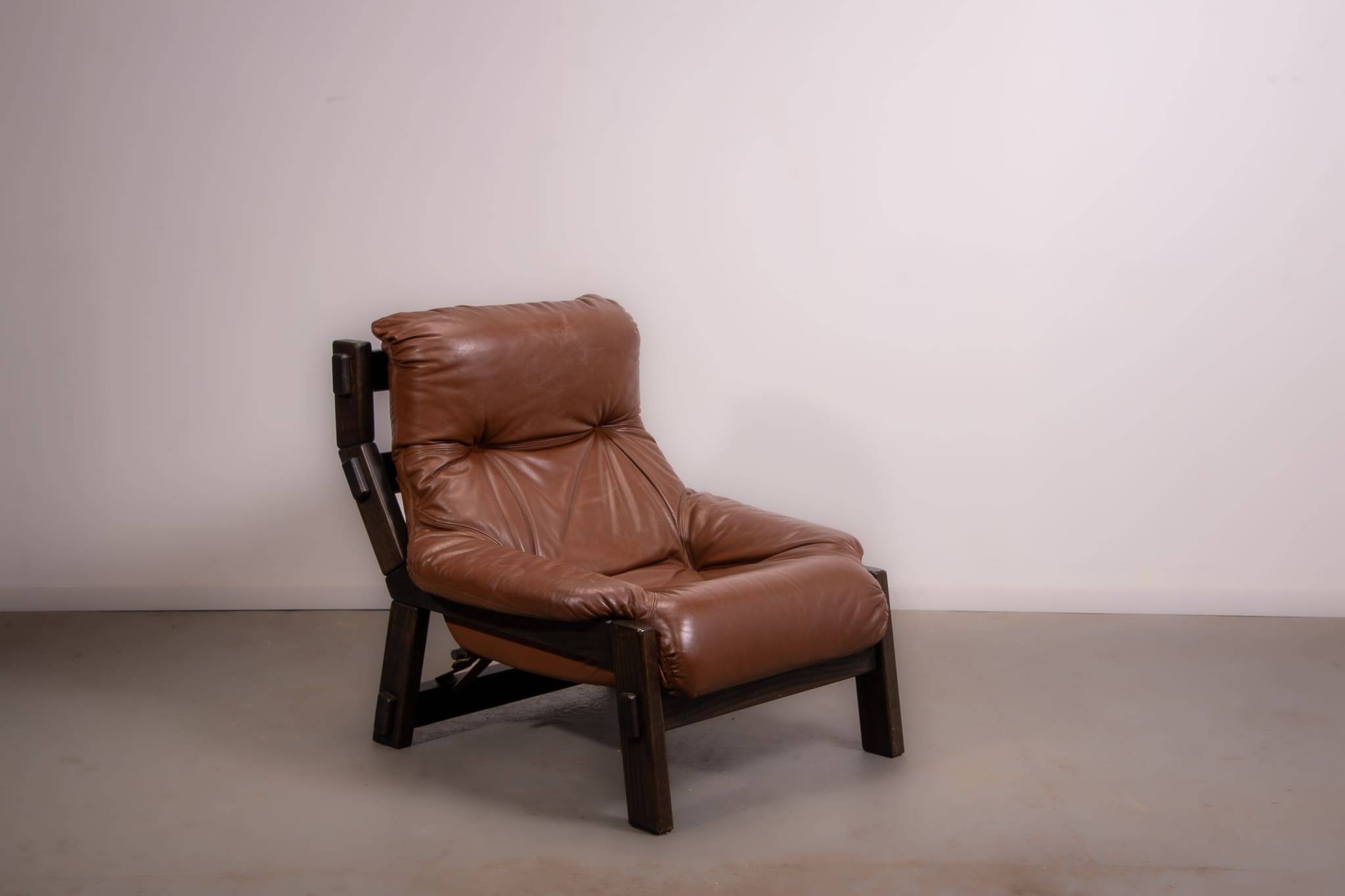 Canapé et fauteuil brutalistes hollandais conçus par Gerard Van den Berg pour Montis, vers 1980