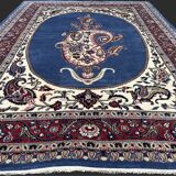 Persian carpet Ghoum drawing Boteh