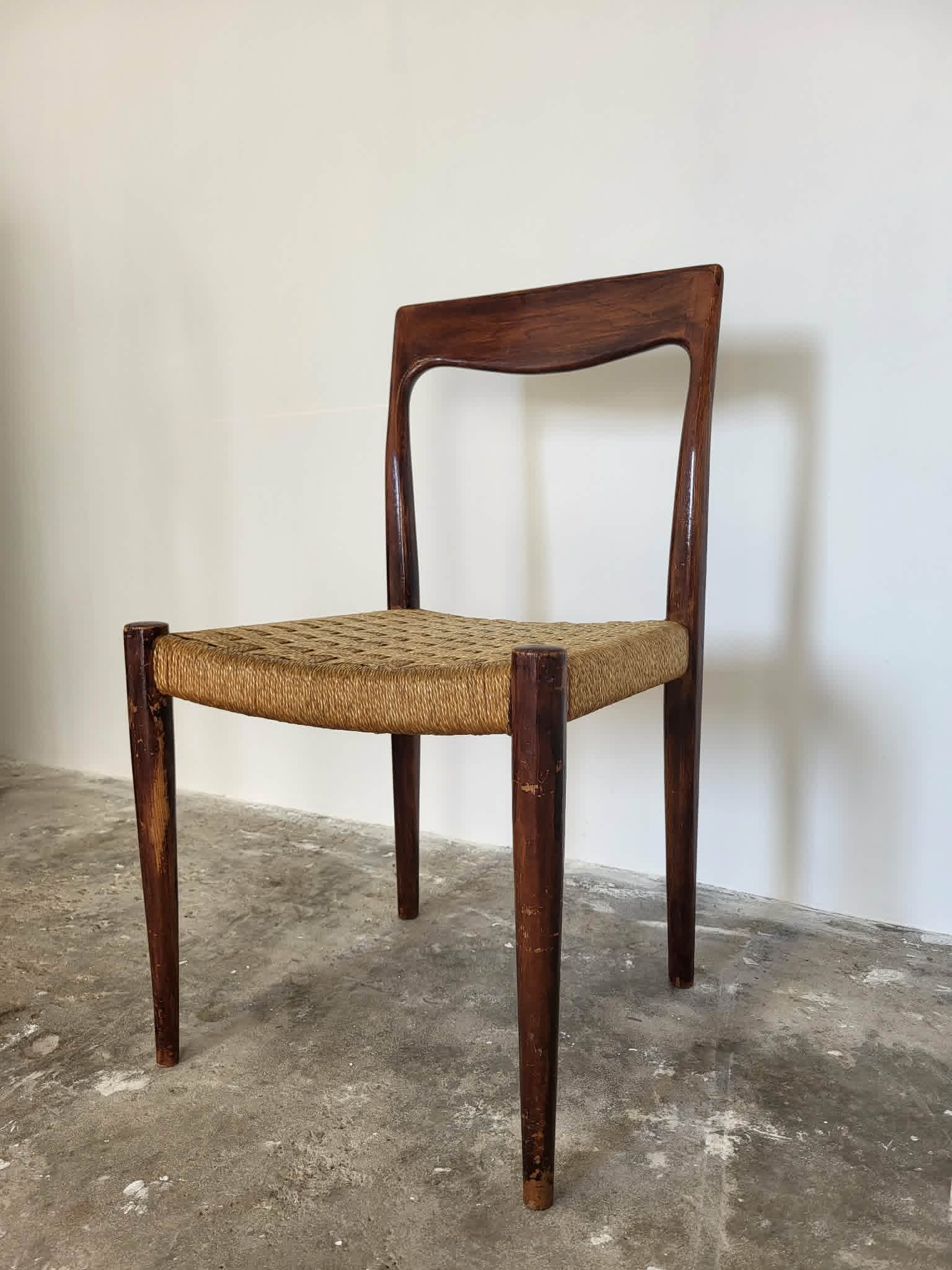 Chaise design scandinave 60/70