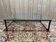 Iron and glass coffee table 1980