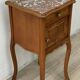 Nightstand Antique Wood and MARBLE