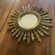 70'S golden resin sun mirror