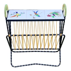 Porte revue scoubidou