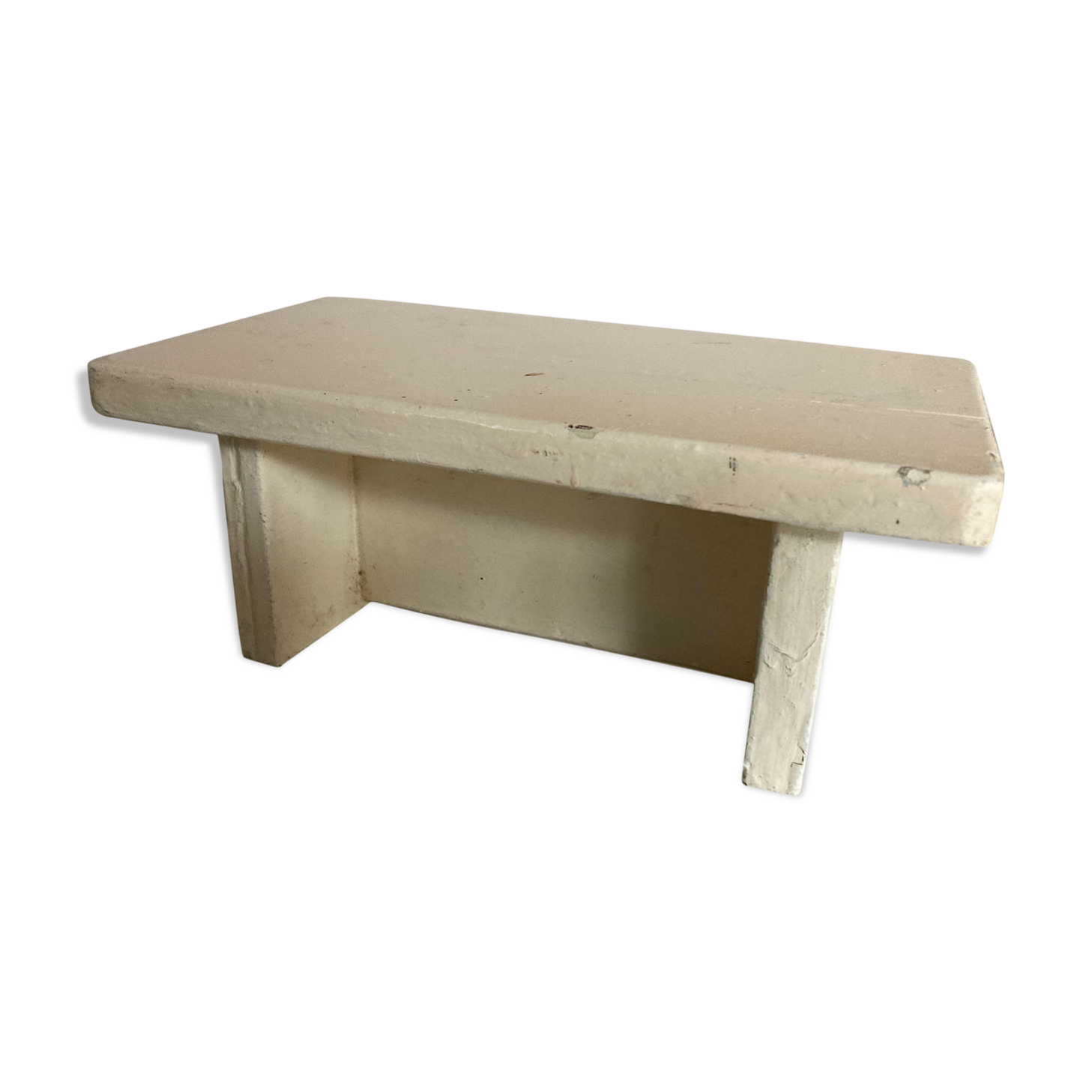 Produit BHV Repose pied XXXS en bois patine d'origine