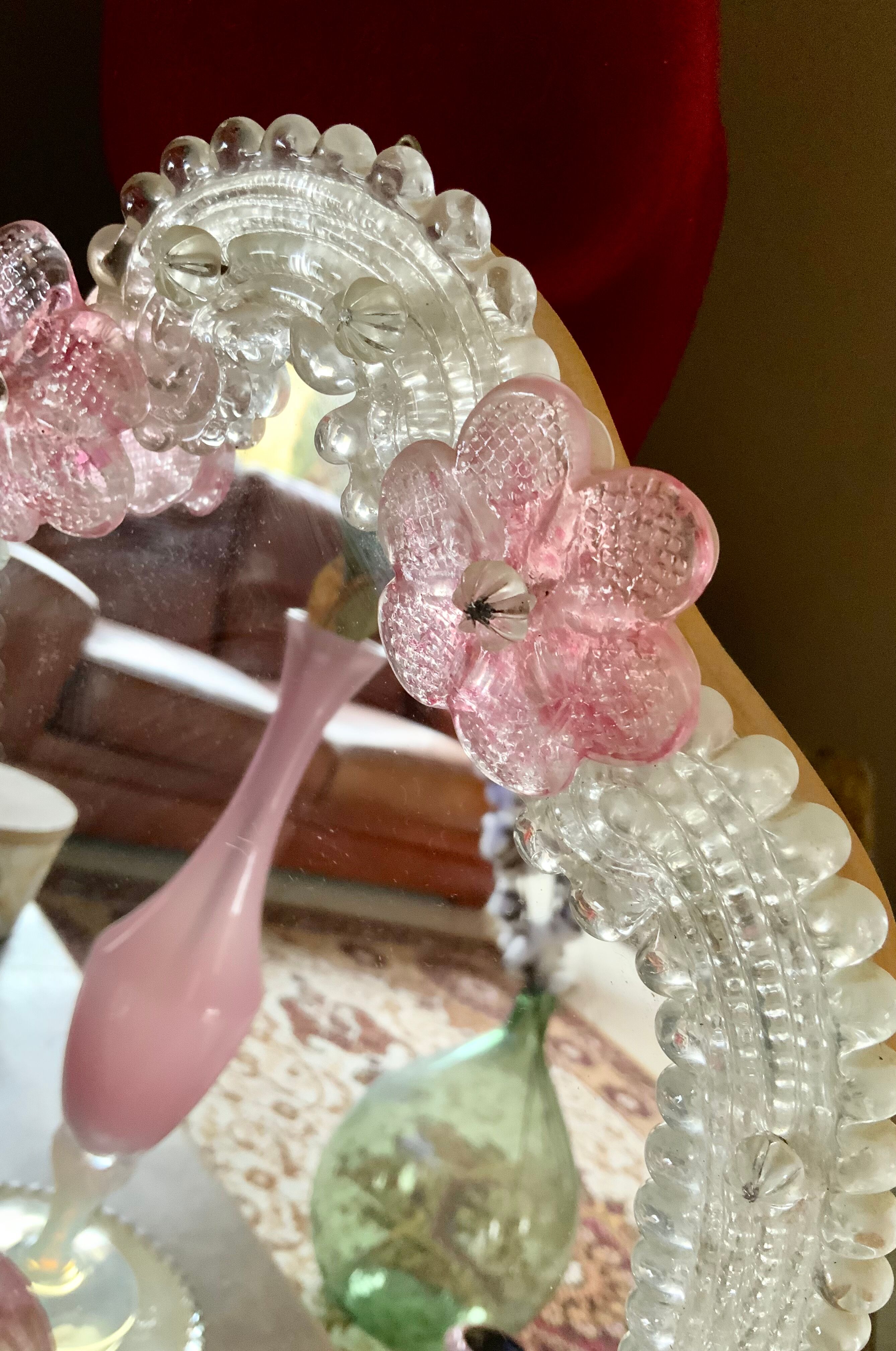 Venetian easel mirror murano