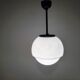 Vintage opaline pendant lights 1950s