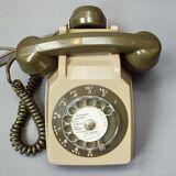Socotel S63 dial phone green khaki