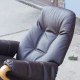 Relaxation armchair & Ottoman Scandinavian design Sweden 1960s