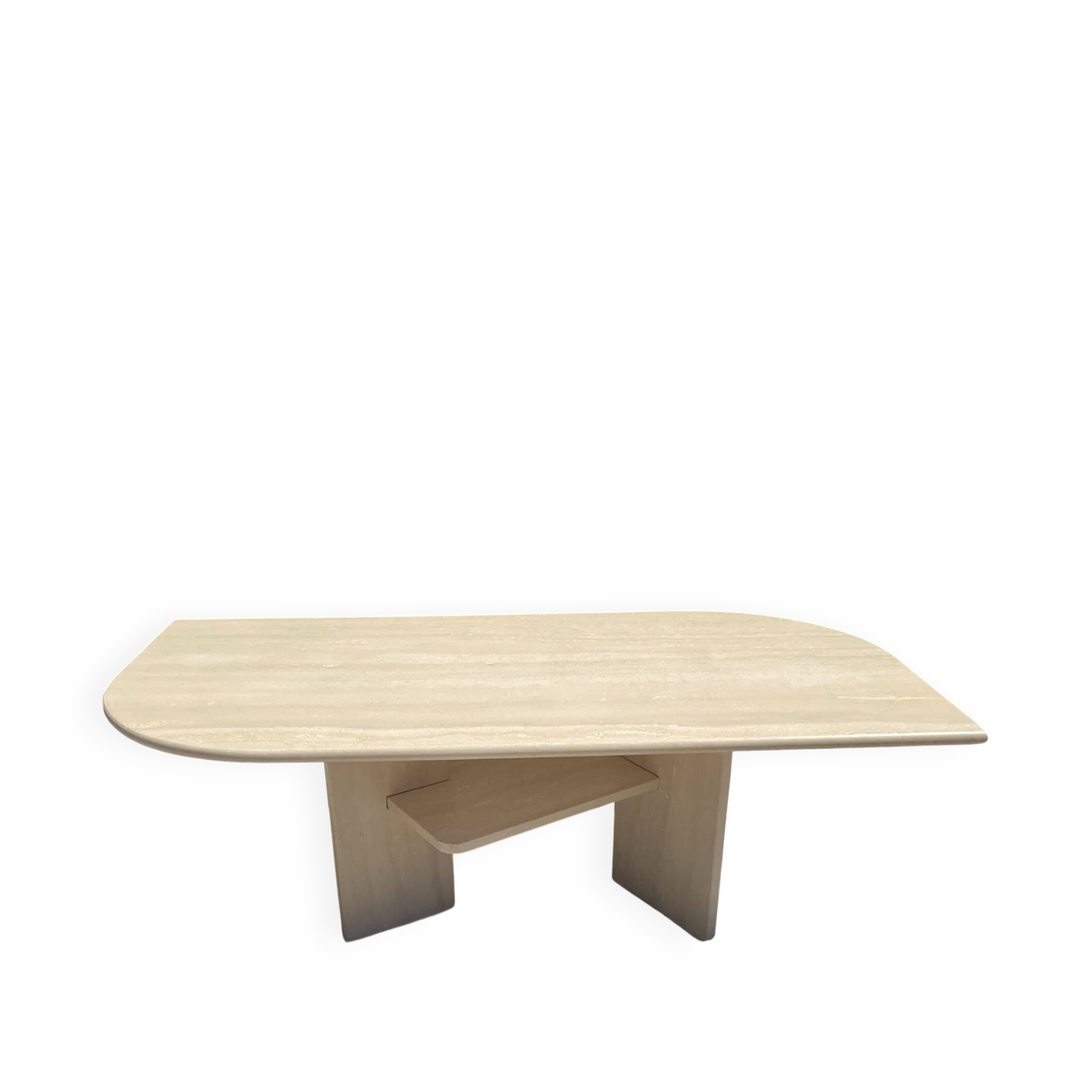 Table basse en travertin des années 70