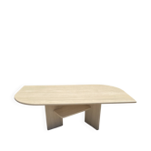 1970s travertine coffee table