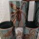 6 vintage handmade cups/mugs
