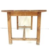Solid wood farm table