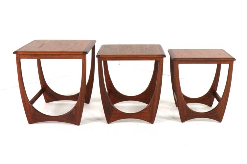 G-Plan Fresco nesting tables 'Dogmersfield' - mid century modern teak