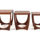 G-Plan Fresco nesting tables 'Dogmersfield' - mid century modern teak