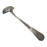 Christofle Boreal silver plated soup ladle, engraved AP 32.4cm