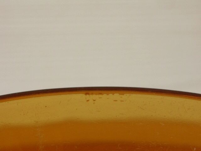 Lot of 4 vintage Duralex 70s hollow plates