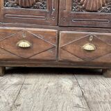 Bikaner wardrobe - Rajasthan, carved from Burmese teak.