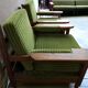 Ensemble de 2 sièges simples / fauteuils / sièges club vintage