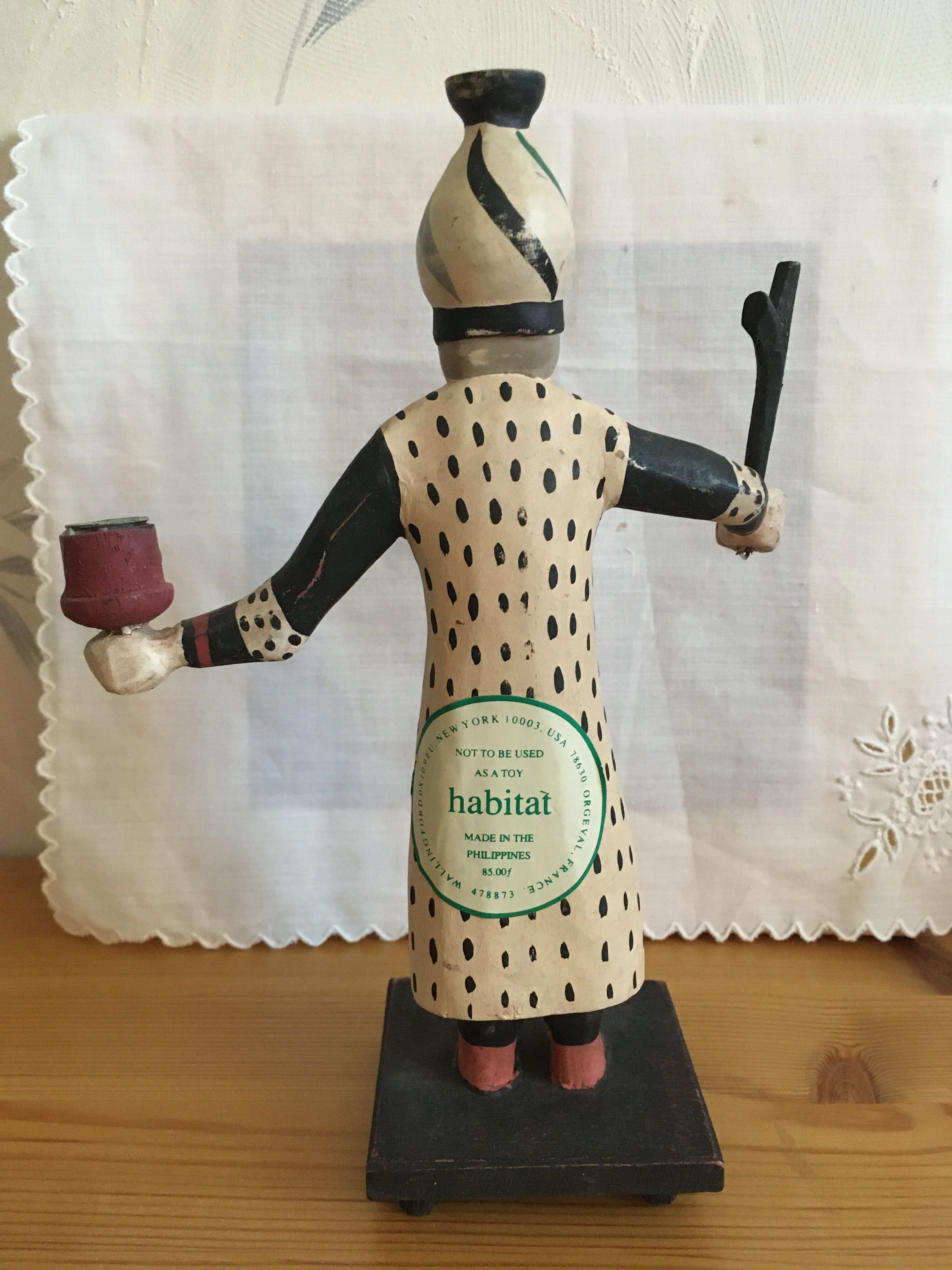 Vintage Habitat candle holder.