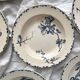6 “Oxford” ironstone soup plates from Choisy le Roi