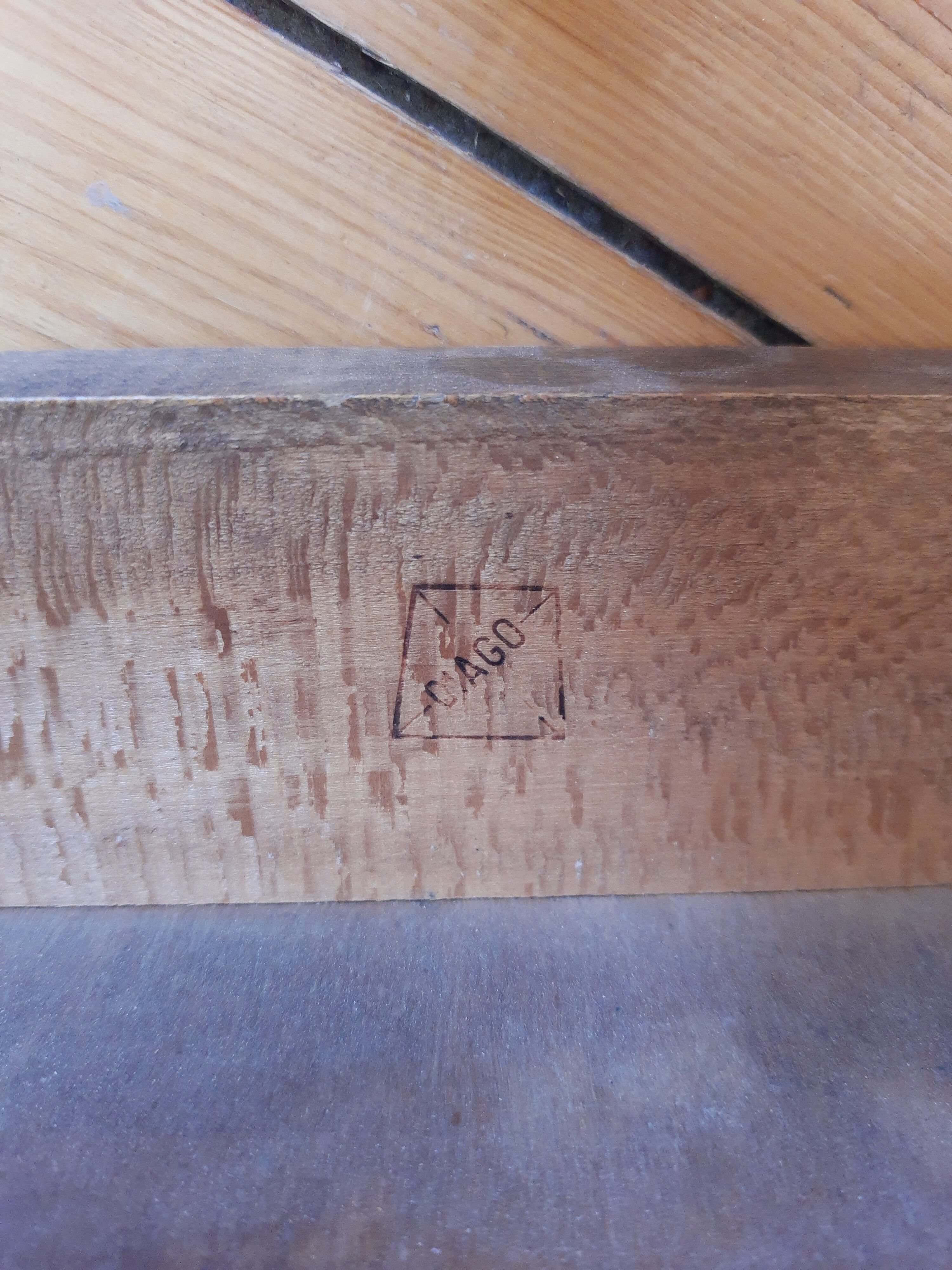 Suite of 4 chairs vintage bistro Diago