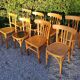 Ensemble de 8 chaises bistrot dépareillées