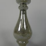 Set of 2 mercury candlesticks, circa 1900 (poor man's silver)