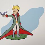 Antoine de Saint-Exupéry: The Little Prince and the Bird - Lithograph