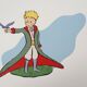 Antoine de Saint-Exupéry : Le Petit Prince et l'oiseau - Lithographie