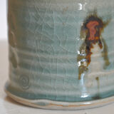 Japanese ceramic raku pot or tea box