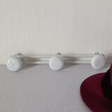 Wall coat rack 3 hooks vintage 70's