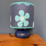 Vintage blue table lamp