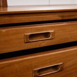 Mid-Century Teak Dressing Table with Adjustable Mirror, 1960s