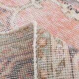 Soft Pink Handmade Vintage Persian Rug, 219x314Cm