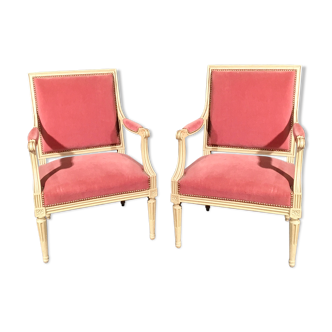 Pair of Louis XVI armchairs