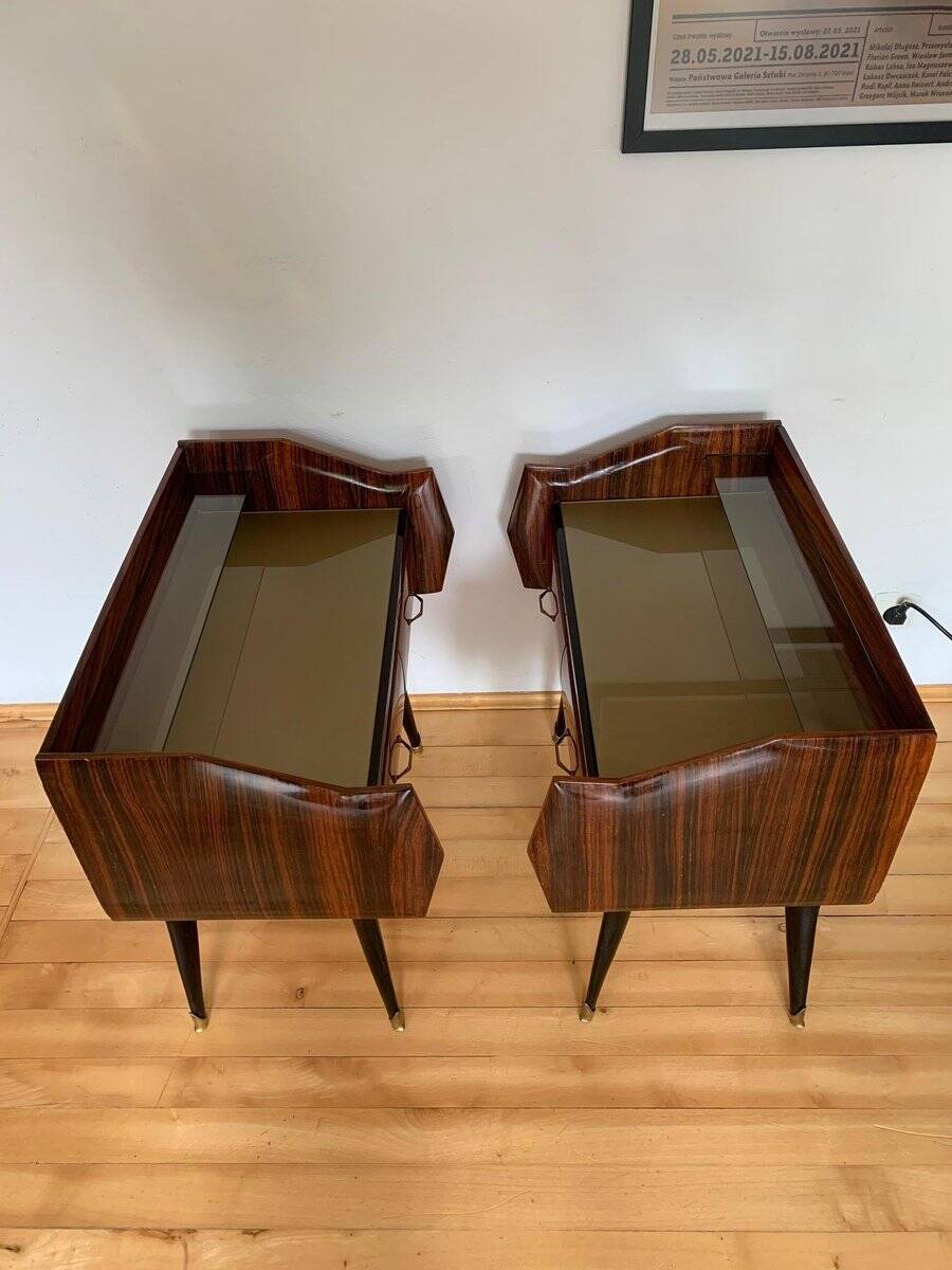 Bedside tables by Paolo Buffa, Italy, 1950s, set of 2