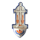 19th century earthenware holy water font