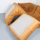 Ensemble Togo en cuir cognac de Ligne Roset de 2010 conçu par Michel Ducaroy.