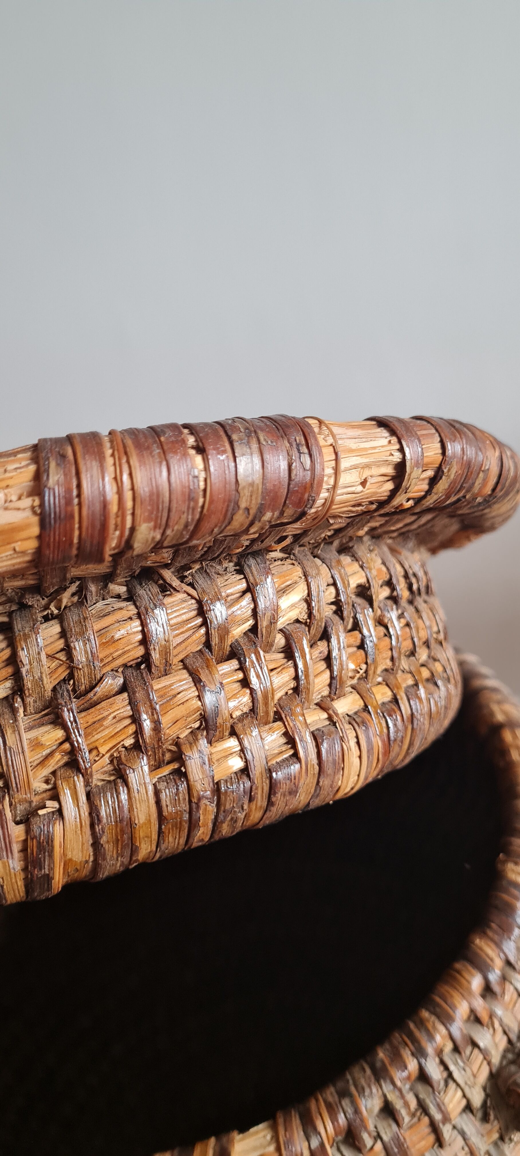 Antique wicker basket