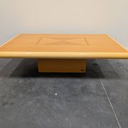 Vintage coffee table signed Jean-Claude Mahey – French design from the 1970s.