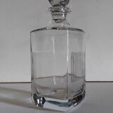 Crystal design whiskey decanter