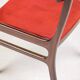 Set of four Ole Wanscher 'Rungstedlund' chairs in mid-century Modernity style.