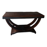 Art deco walnut console