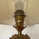 Pair of bronze lamps with puttis