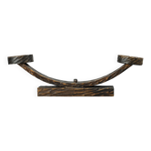 Carved chandelier made from solid wood, France, around 1950.
