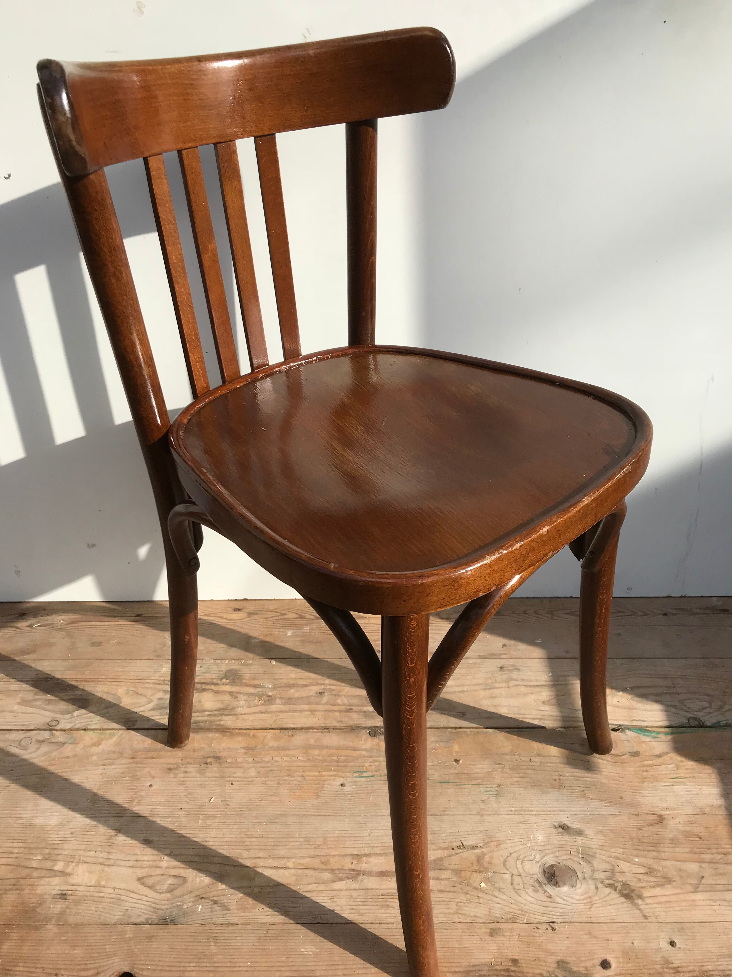 Former chair bistro s curved folder 60s vintage