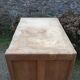 Vintage wardrobe with compass feet in beech