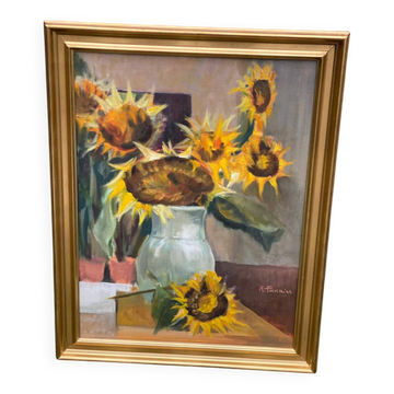Canvas painting oil on canvas 70x56cm